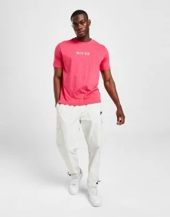 Nicce Centre Logo T-Shirt Herre Pink -Herretoj Salg jd 593501 e