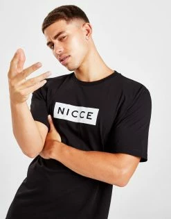 Nicce Imprint T-Shirt Sort