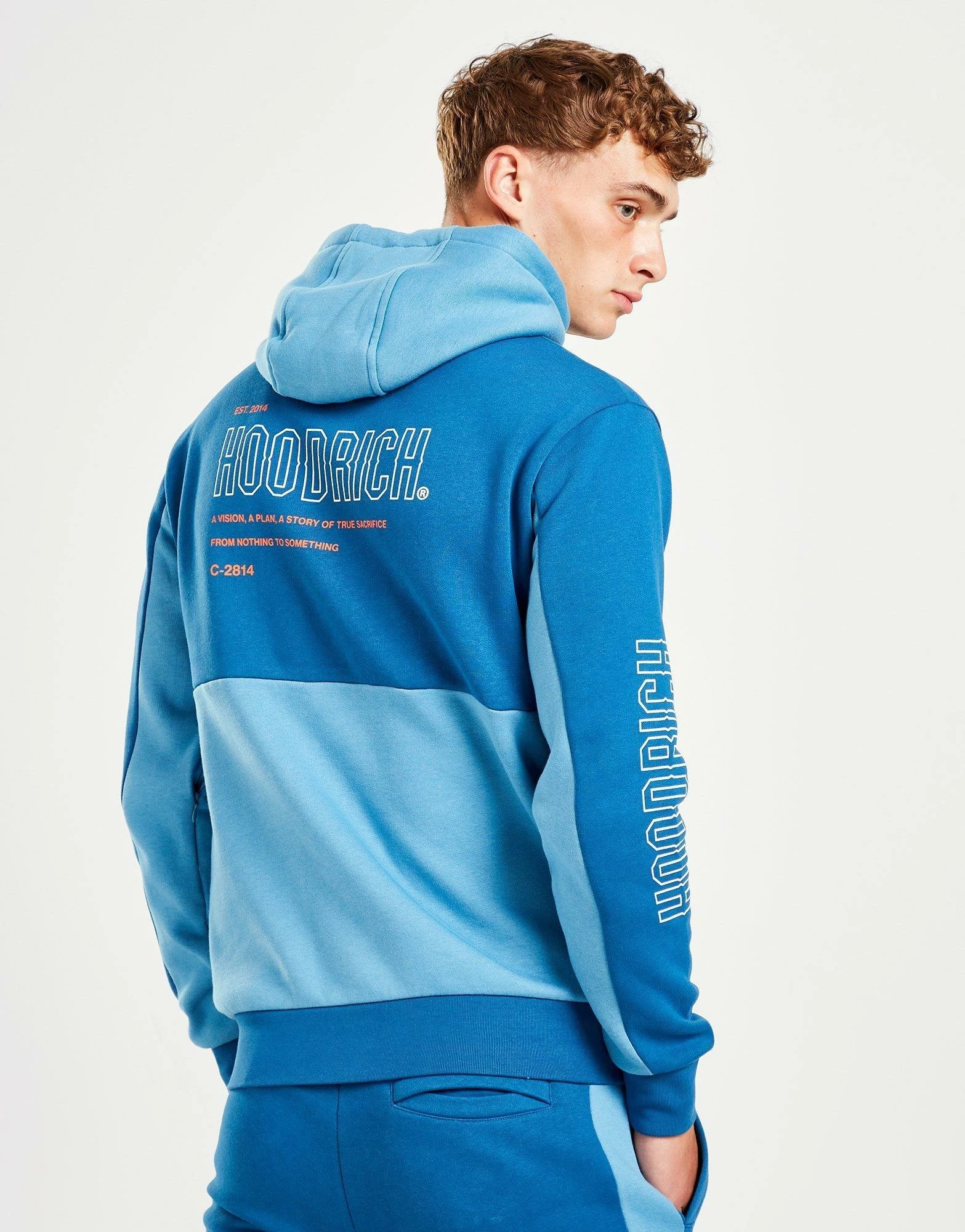 Hoodrich Hættetrøje Herre Blå 4 Hoodrich Hættetrøje Herre Blå - Billede 2