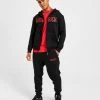 Hoodrich Link Full Zip Tracksuit Sort -Herretoj Salg jd 594121 a