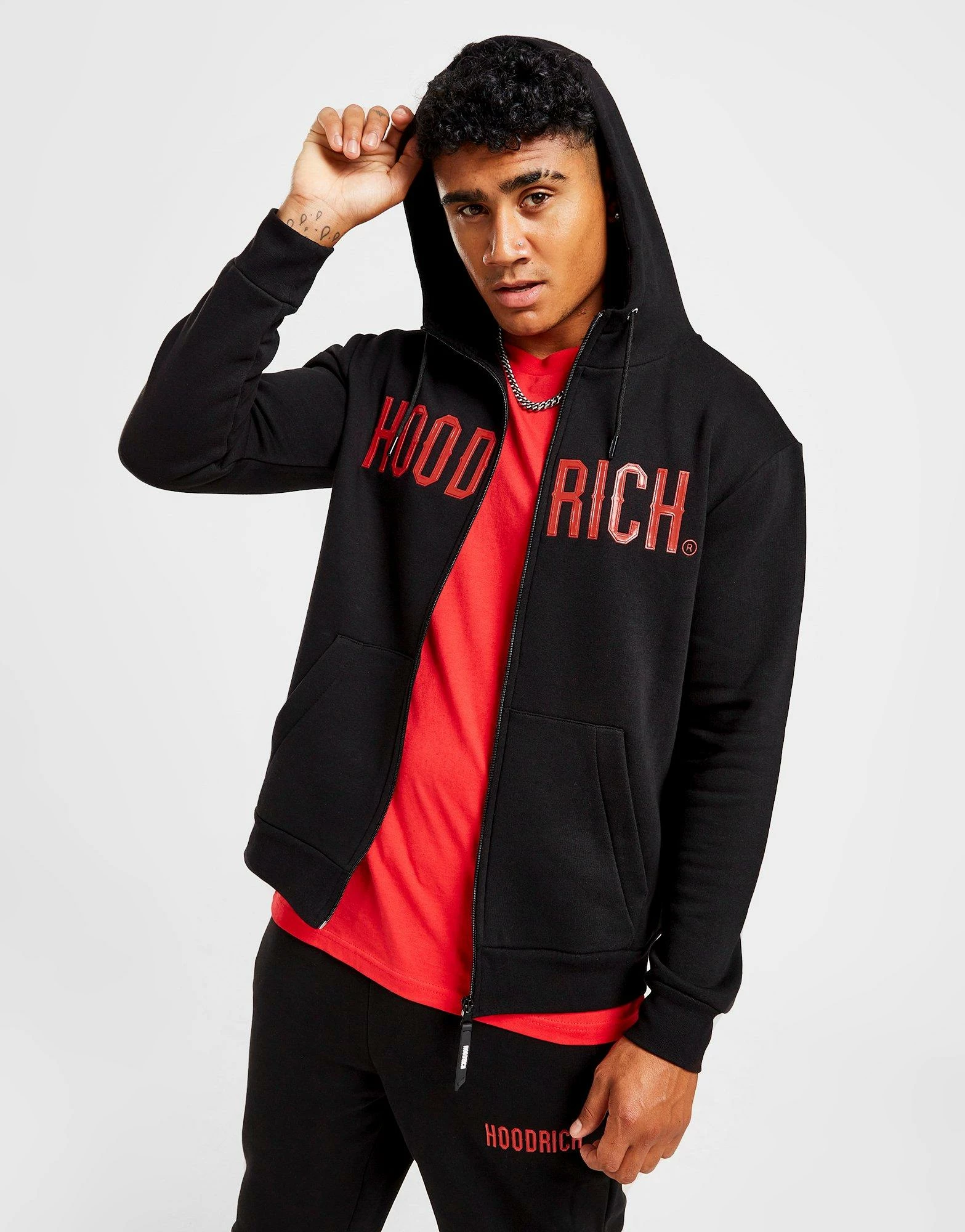 Hoodrich Link Full Zip Tracksuit Sort 6 Hoodrich Link Full Zip Tracksuit Sort - Billede 4