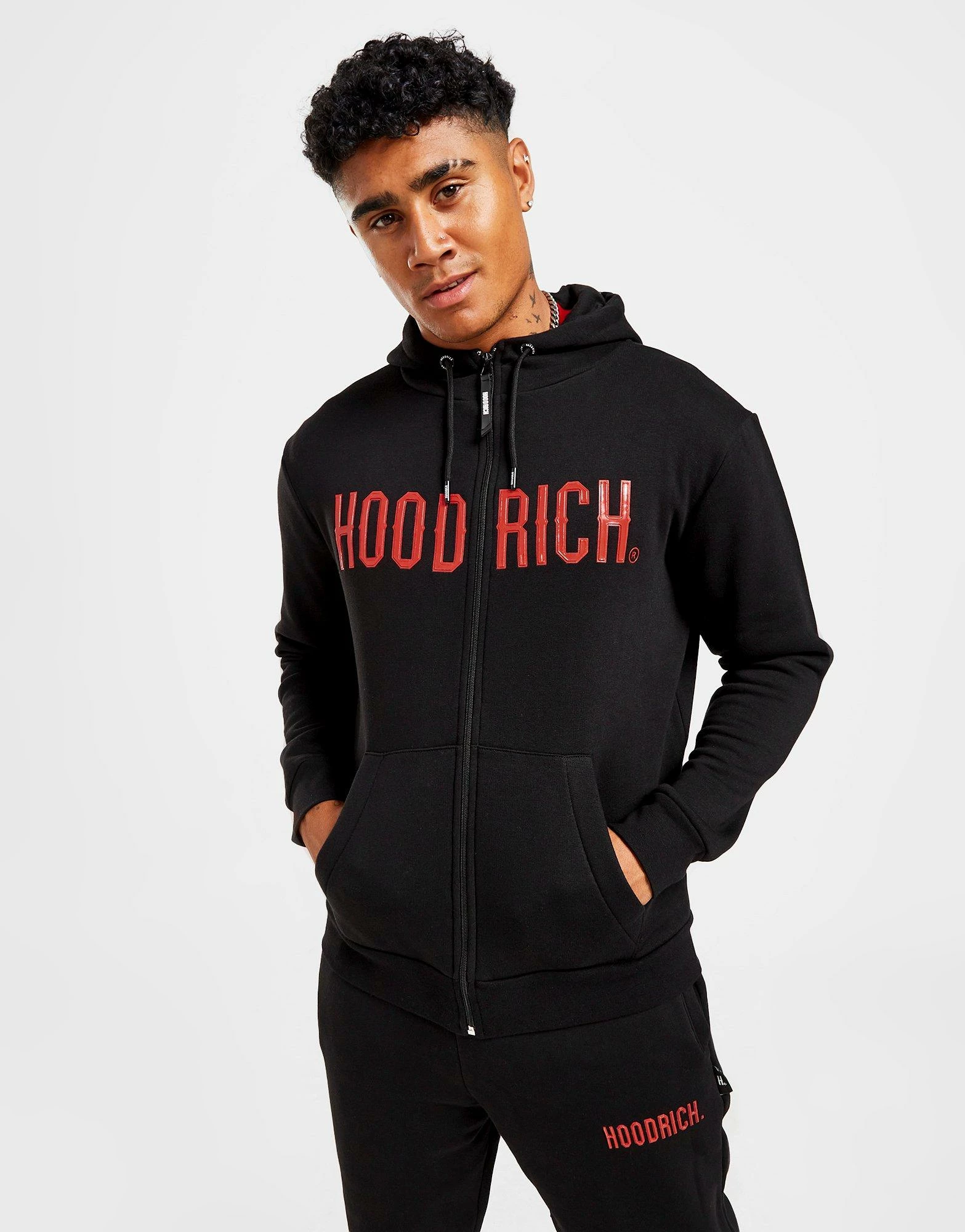 Hoodrich Link Full Zip Tracksuit Sort 10 Hoodrich Link Full Zip Tracksuit Sort - Billede 8