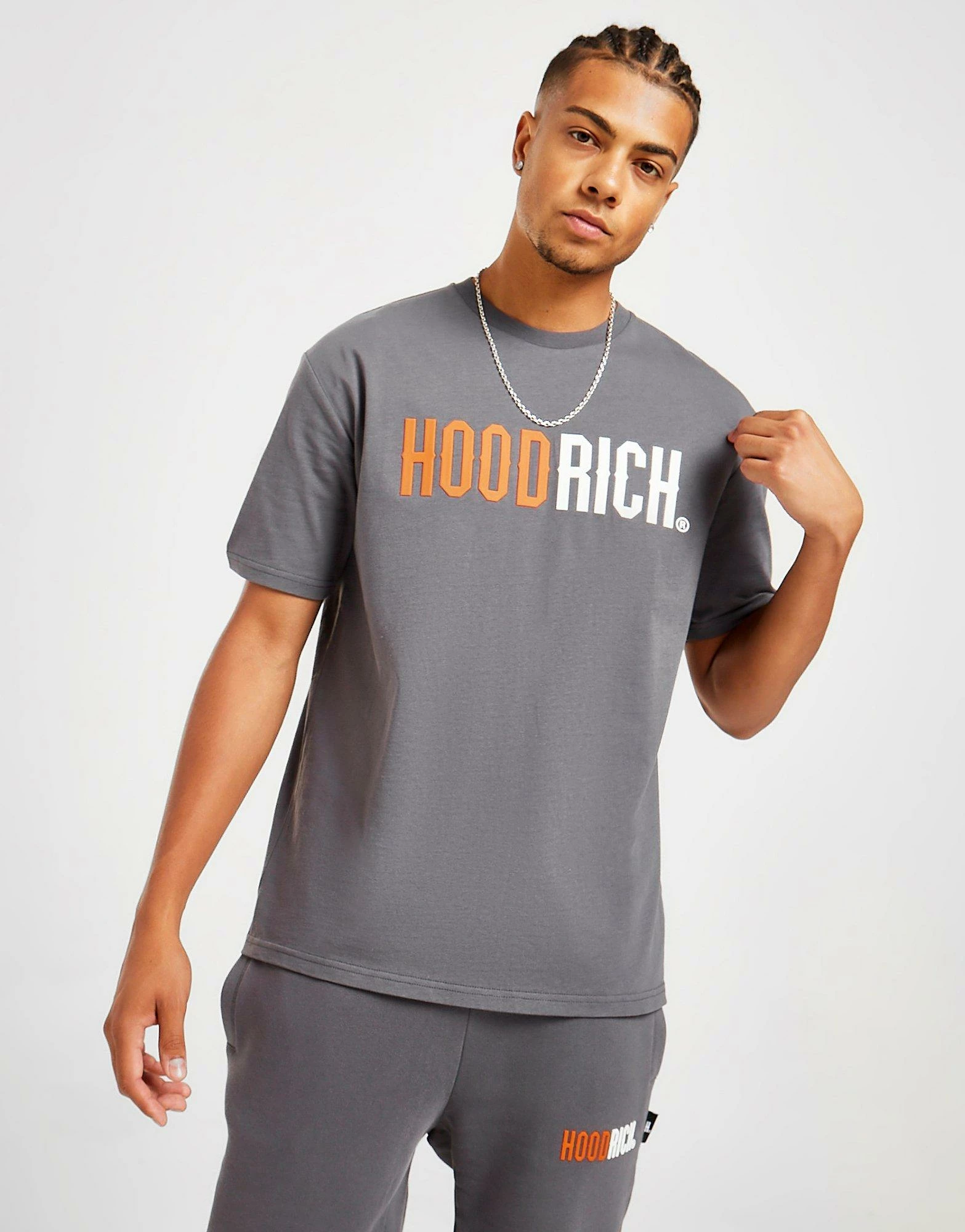 Hoodrich T-shirt Herre Grå 5 Hoodrich T-shirt Herre Grå - Billede 3