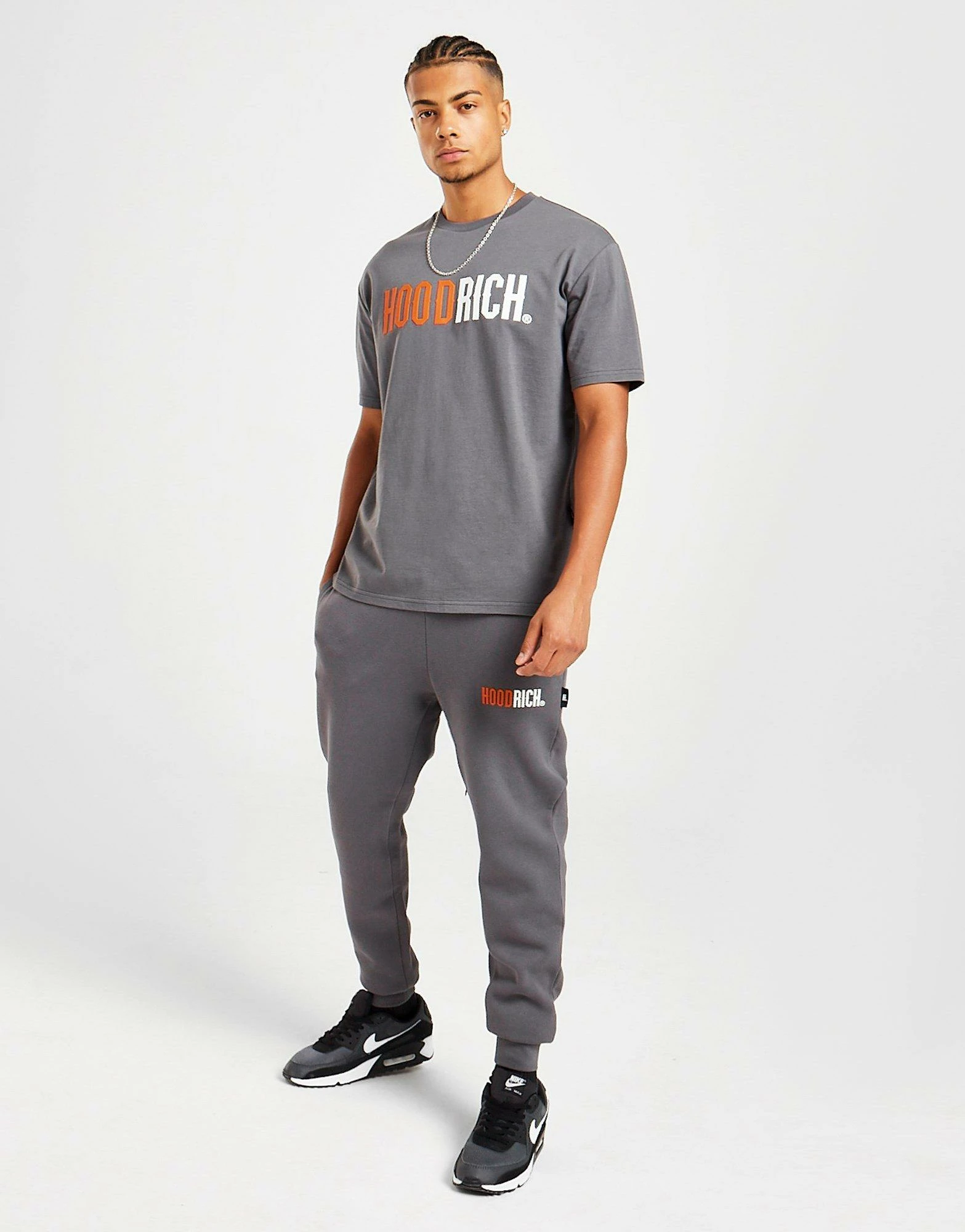 Hoodrich T-shirt Herre Grå 7 Hoodrich T-shirt Herre Grå - Billede 5