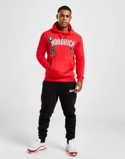 Hoodrich Hd Oh Wrdmrk Pcfc Blk/wht/red$# Rød -Herretoj Salg jd 594142 g
