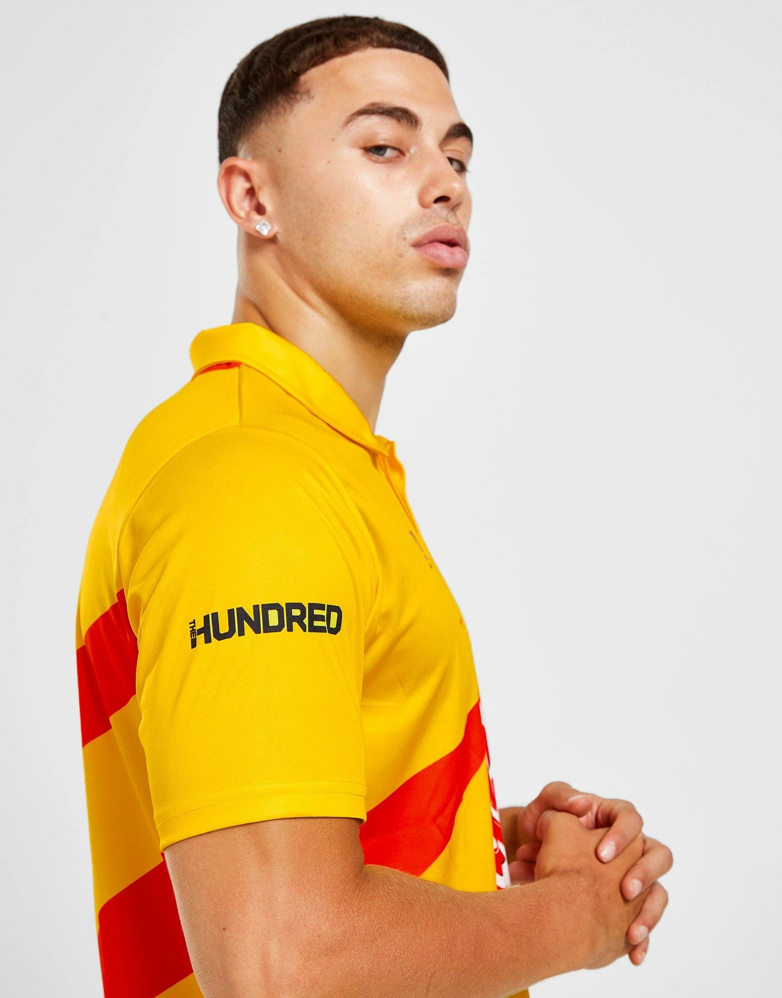 New Balance The Hundred Trent Rockets Polo Shirt Gul 7 New Balance The Hundred Trent Rockets Polo Shirt Gul - Billede 5