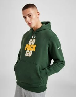 Nike NFL Green Bay Packers Club Hoodie Grøn -Herretoj Salg jd 594546 c
