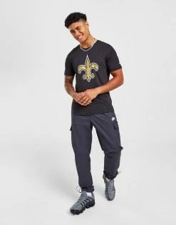 Official Team NFL New Orleans Saints Crest T-Shirt Sort -Herretoj Salg jd 594570 f