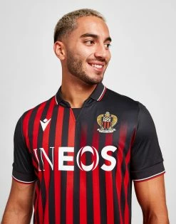 Macron OGC Nice 2022/23 Home Shirt Sort