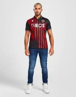Macron OGC Nice 2022/23 Home Shirt Sort -Herretoj Salg jd 594933 d