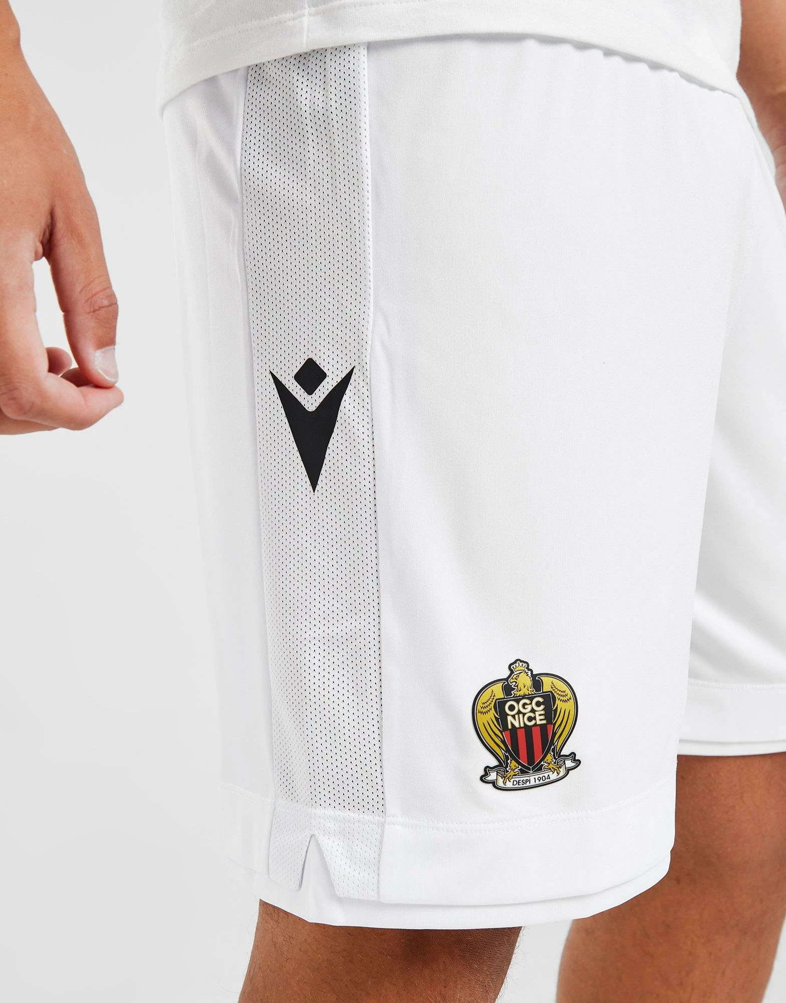 Macron OGC Nice 2022/23 Away Shorts Hvid 6 Macron OGC Nice 2022/23 Away Shorts Hvid - Billede 4