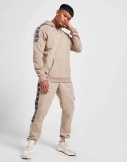 Adidas Originals Tape Fleece Hoodie Brun -Herretoj Salg jd 594940 d