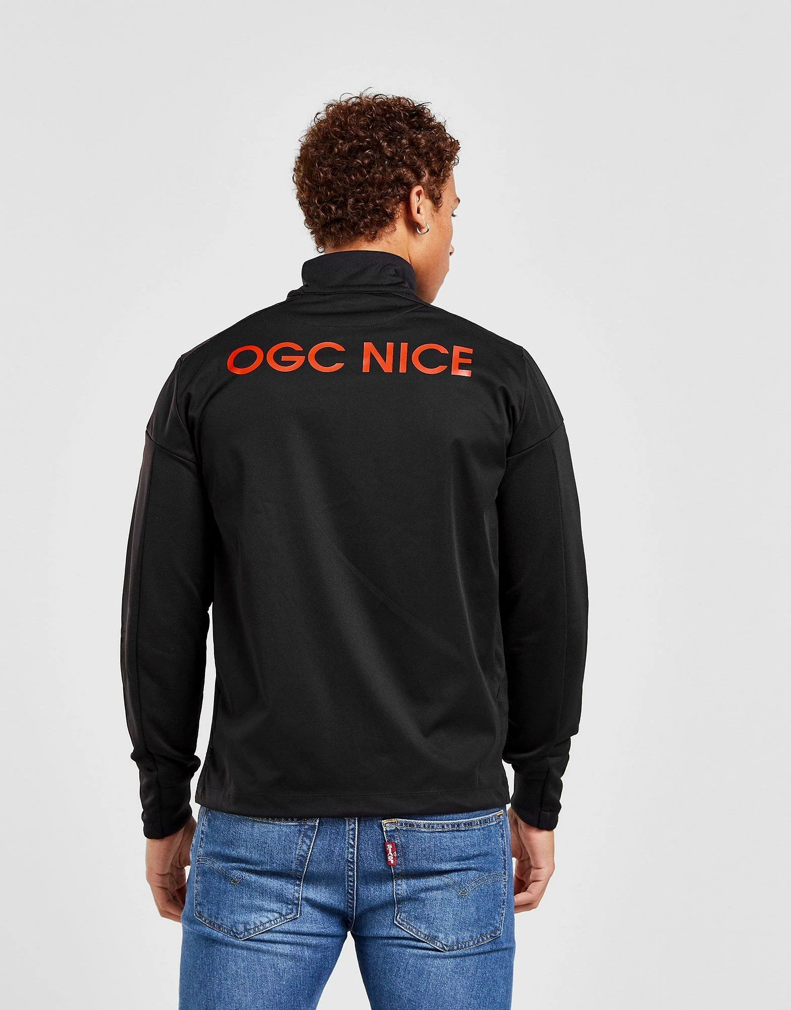 Macron OGC Nice 2022/23 Anthem Jacket Sort 4 Macron OGC Nice 2022/23 Anthem Jacket Sort - Billede 2