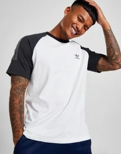 Adidas Originals Poly T-Shirt Hvid -Herretoj Salg jd 594980 c