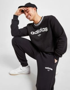 Adidas Originals Collegiate Crew Sweatshirt Herre Sort