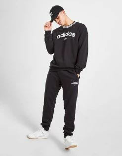 Adidas Originals Collegiate Crew Sweatshirt Herre Sort -Herretoj Salg jd 594982 f