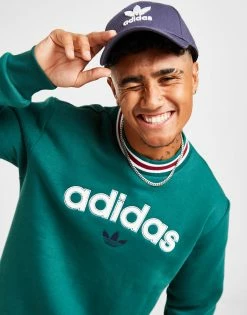 Adidas Originals Collegiate Crew Sweatshirt Herre Grøn -Herretoj Salg jd 594989 d