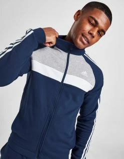 Adidas Badge Of Sport Colour Block Fleece Tracksuit Blå -Herretoj Salg jd 595195 d