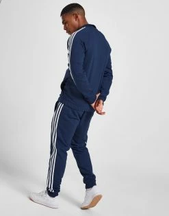 Adidas Badge Of Sport Colour Block Fleece Tracksuit Blå -Herretoj Salg jd 595195 f