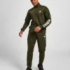 Adidas Badge Of Sport Linear Tracksuit Grøn -Herretoj Salg jd 595197 a