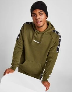 Adidas Originals Tape Fleece Hoodie Grøn