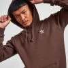 Adidas Originals Trefoil Essential Hættetrøje Herre Brun -Herretoj Salg jd 595400 a