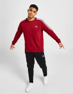 Adidas Energize Crew Sweatshirt Herre Rød -Herretoj Salg jd 595653 d