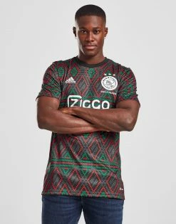 Adidas Ajax X Daily Paper Pre Match Shirt Sort -Herretoj Salg jd 595680 c