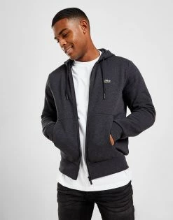 Lacoste Core Full Zip Hoodie Sort