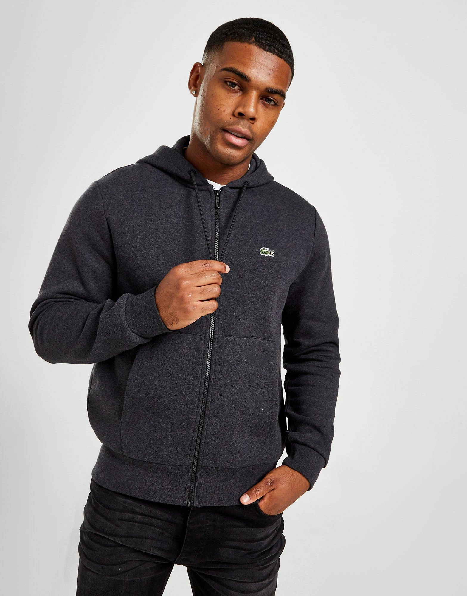 Lacoste Core Full Zip Hoodie Sort 7 Lacoste Core Full Zip Hoodie Sort - Billede 5
