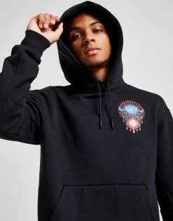 Nike England Sportswear Pullover Hoodie Sort -Herretoj Salg jd 596765 d