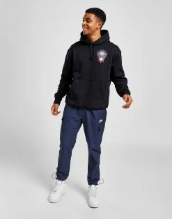 Nike England Sportswear Pullover Hoodie Sort -Herretoj Salg jd 596765 e