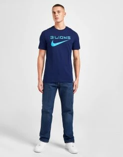 Nike England Swoosh T-Shirt Blå -Herretoj Salg jd 596772 e