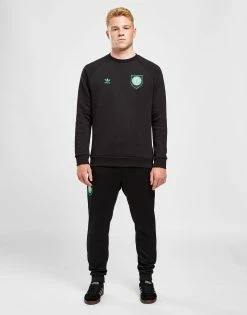Adidas Originals Celtic FC Originals Crew Sweatshirt Sort -Herretoj Salg jd 596883 d
