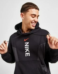 Nike Hybrid Hoodie Sort -Herretoj Salg jd 597078 b