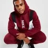 Nike Hybrid Hoodie Rød -Herretoj Salg jd 597079 a