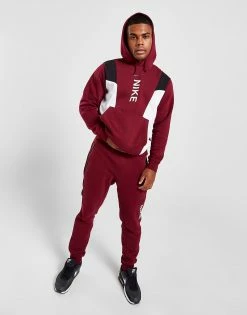 Nike Hybrid Hoodie Rød -Herretoj Salg jd 597079 e