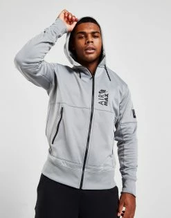 Nike Air Max Full Zip Hoodie Grå -Herretoj Salg jd 597084 c