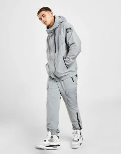 Nike Air Max Woven Lightweight Jakke Herre Grå -Herretoj Salg jd 597093 e