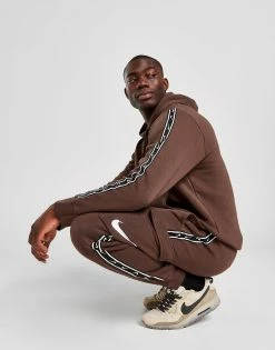 Nike Repeat Logo Fleece Joggers Brun -Herretoj Salg jd 597111 c