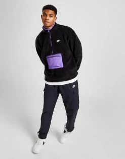 Nike Club Fleece Half Zip Winterized Anorak Sort -Herretoj Salg jd 597180 e