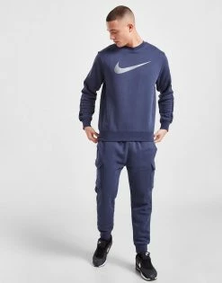 Nike Tape Crew Sweatshirt Blå -Herretoj Salg jd 597194 f