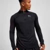 Nike Air Polyknit 1/2 Zip Top Sort -Herretoj Salg jd 597207 a