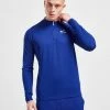 Nike Air Polyknit 1/2 Zip Top Blå -Herretoj Salg jd 597208 a