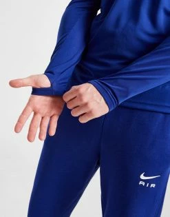 Nike Air Polyknit 1/2 Zip Top Blå -Herretoj Salg jd 597208 d