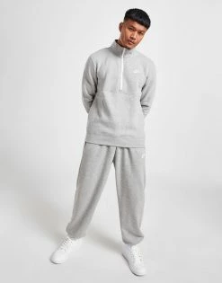 Nike Foundation Hættetrøje Med Halv Lynlås Grå -Herretoj Salg jd 597226 e