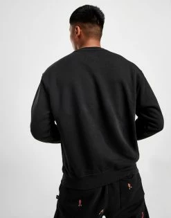 Jordan Essential Holiday Fleece Crew Sort -Herretoj Salg jd 597676 d