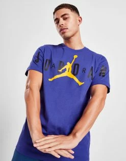 Jordan Jumpman Air T-Shirt Herre Blå -Herretoj Salg jd 597753 b