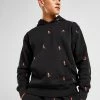 Jordan Sweat à Capuche Imprimé Holiday Homme Sort -Herretoj Salg jd 597913 a