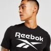 Reebok Large Logo Vector T-Shirt Sort -Herretoj Salg jd 598275 a